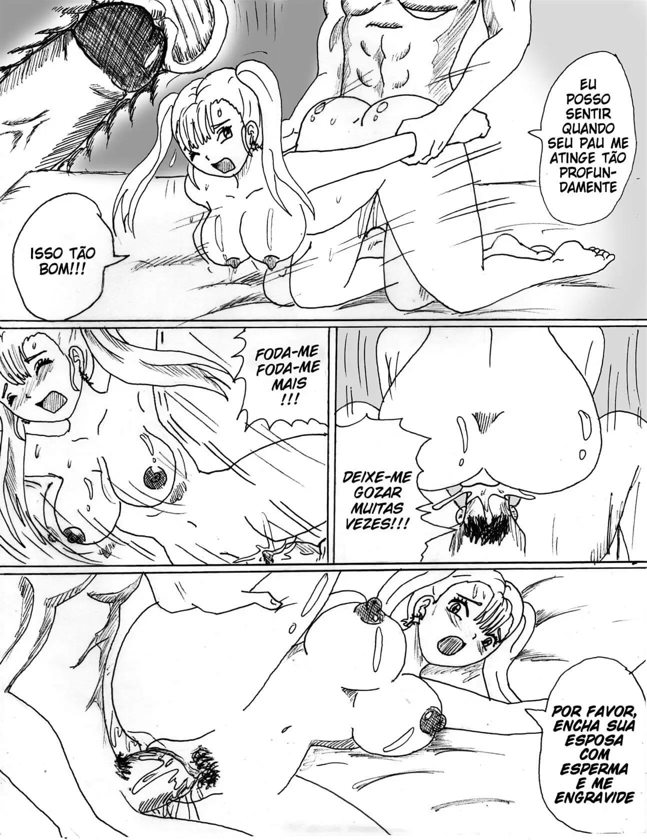 Black Clover Asta x Noelle Formando uma família Hentai