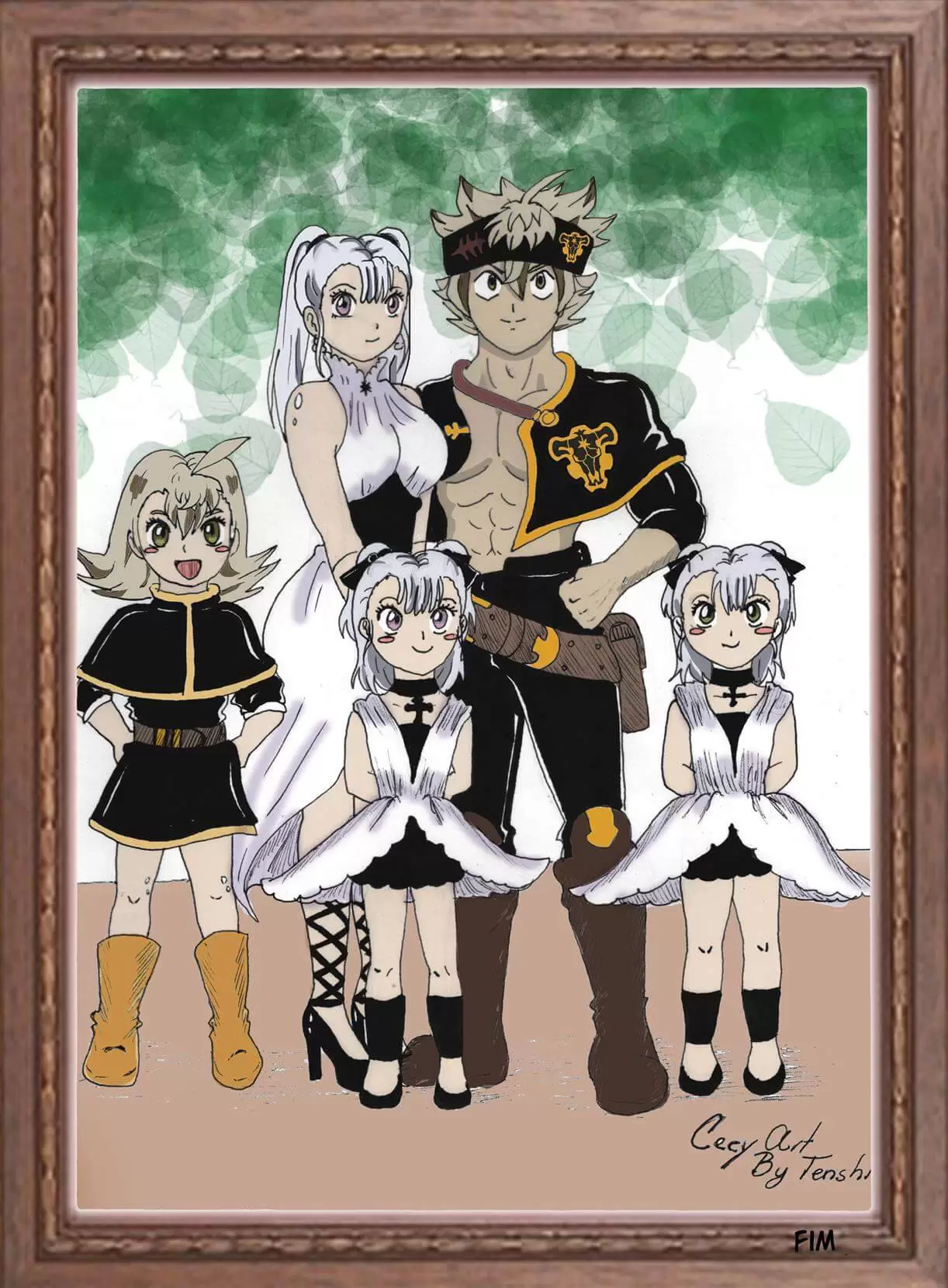 Black Clover Asta x Noelle Formando uma família Hentai